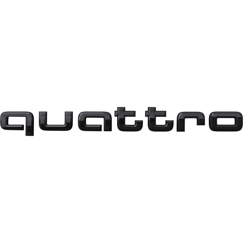 Audi E-Tron GE 'Quattro' Zwart Embleem